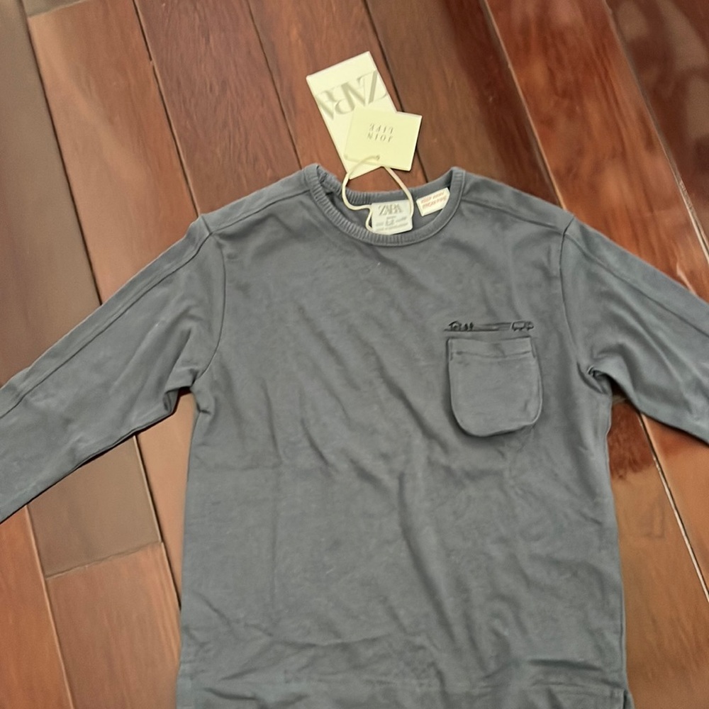 Zara boys long sleeve t shirt brand new with tags size 2-3